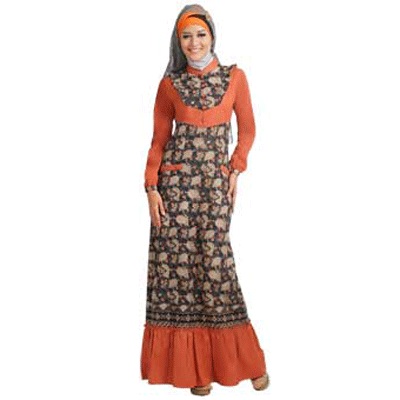 Baju Muslim Gamis Batik Modern Untuk Remaja